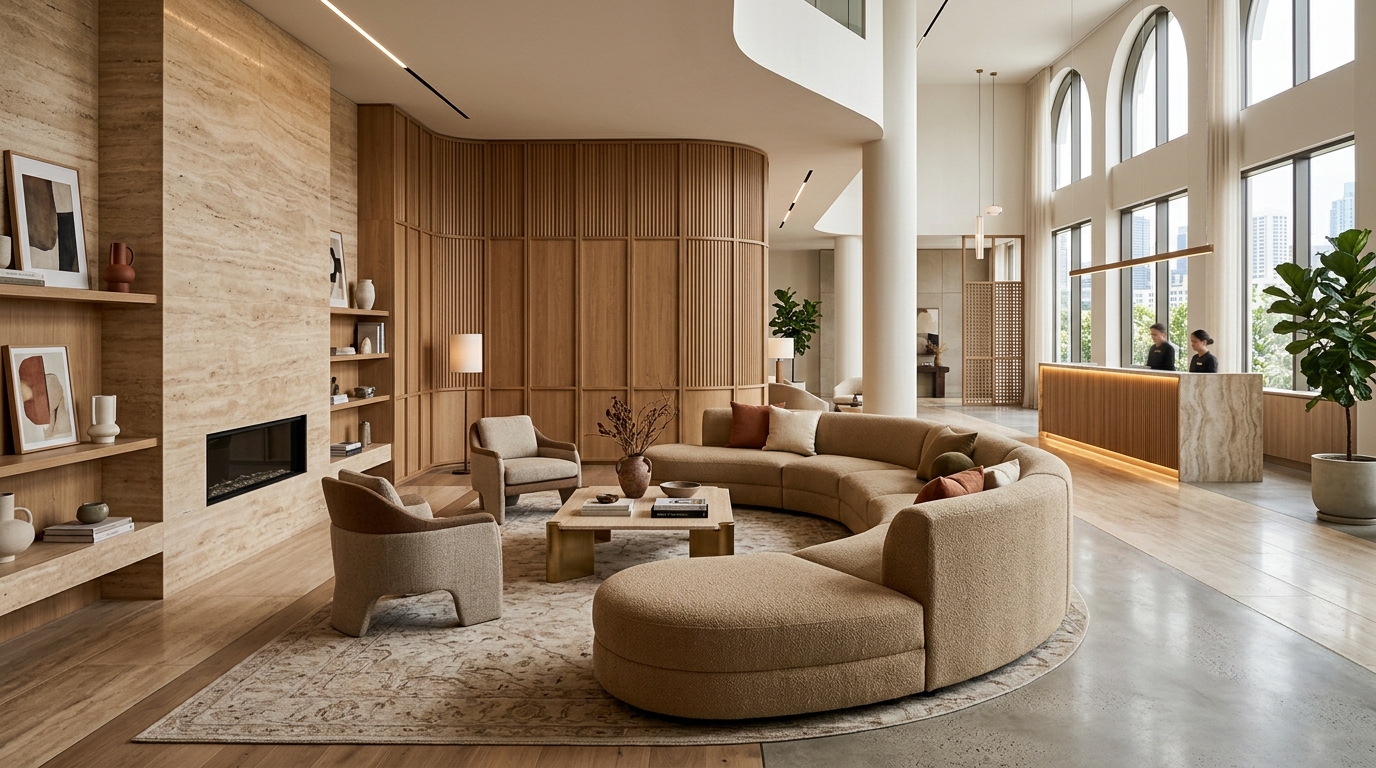 Commercial and Hospitality architectural sofa suite