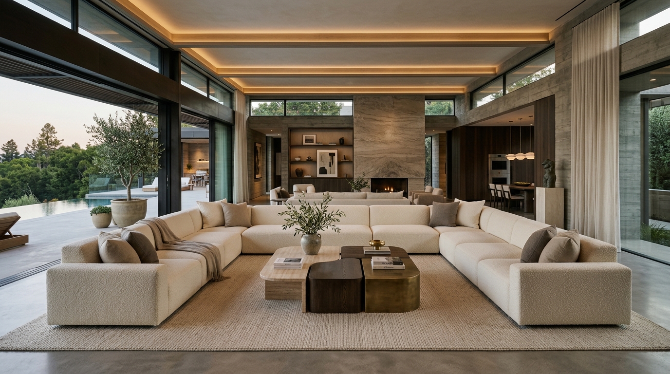 Modular Living architectural sectional sofa